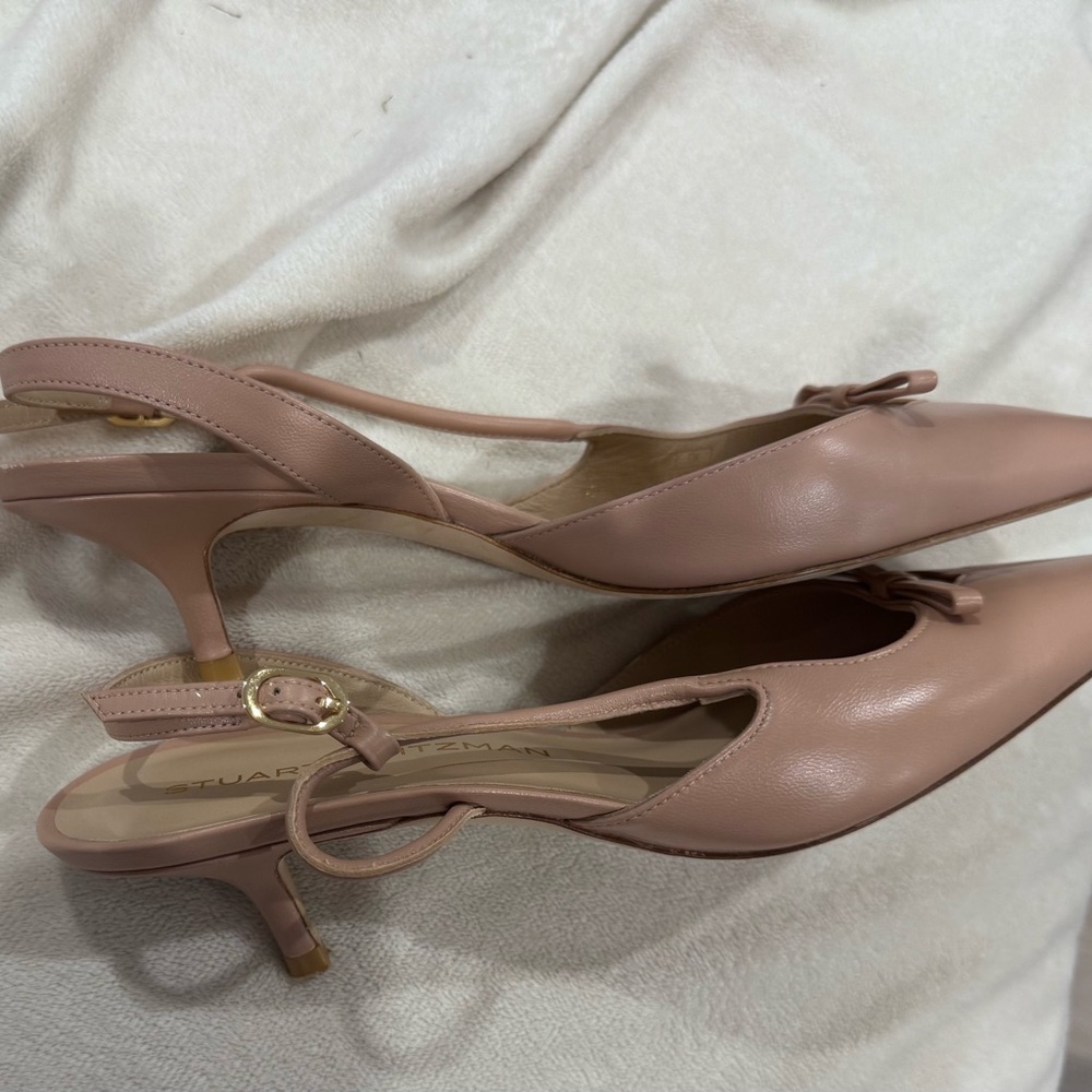 Stuart Weitzman Women's Vinny 50 Slingback Heels - Picture 2 of 3